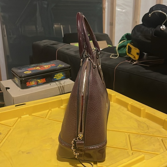 COACH SIERRA SATCHEL IN PEBBLE AND PATENT LEATHERS F54664 AND WALLET - Picture 3 of 13